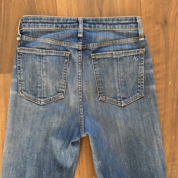 Rag & Bone Nina High Rise Ankle Cigarette Jeans - Size 25 - Picture 5 of 6